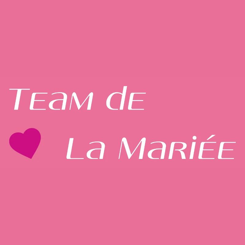 Team de la mariée