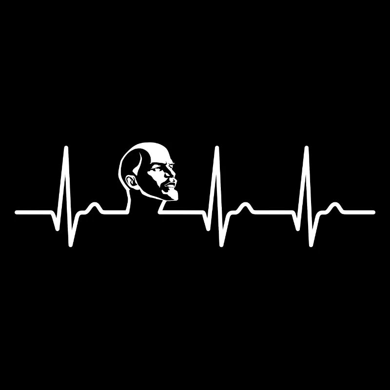 Courbe ECG - Courbe du cœur - Lénine - Communisme