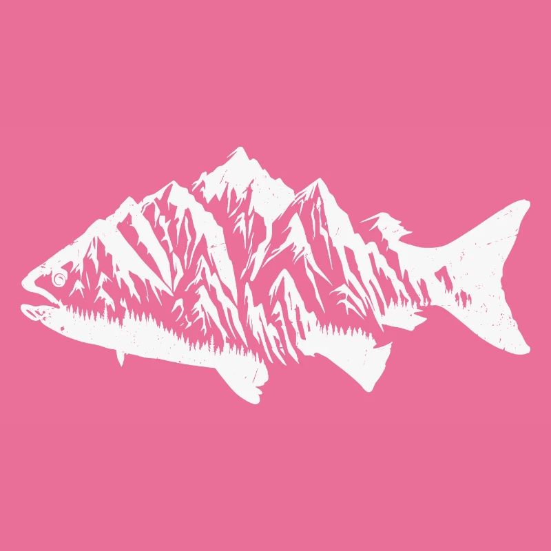 Mountain Landscape in Fish