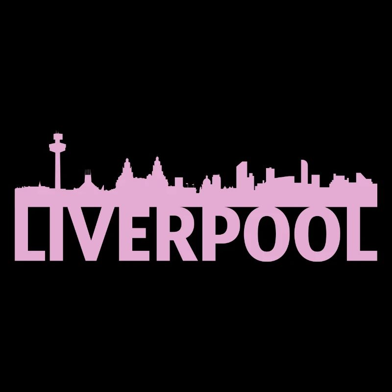 Liverpool England UK Skyline Gift Idea
