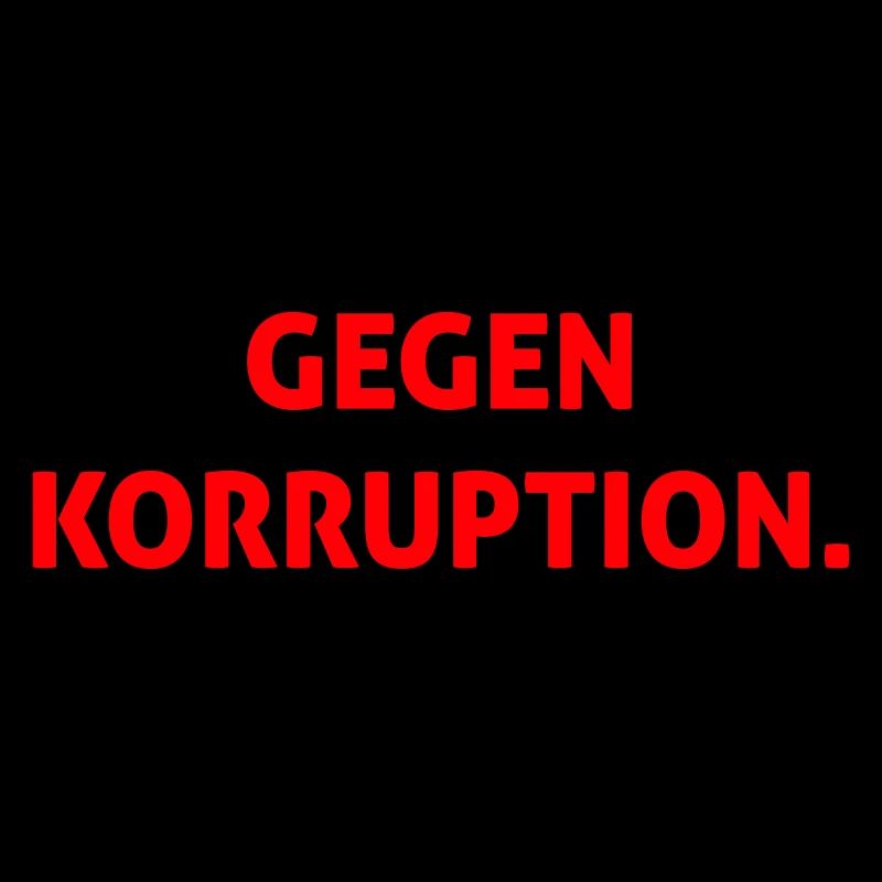 Gegen Korruption.