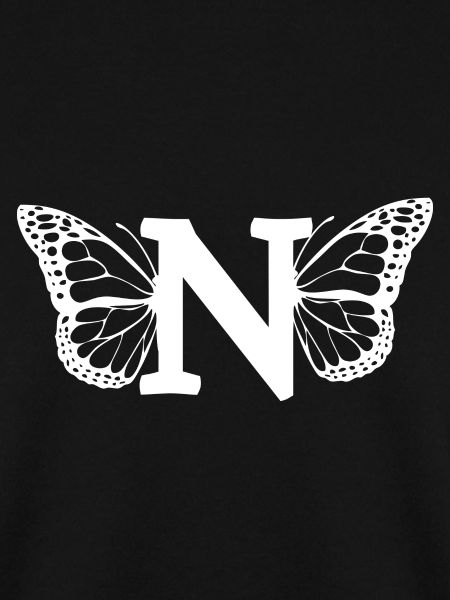 Buchstabe n Schmetterling