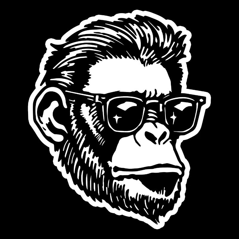 Affe Affen Affengesicht