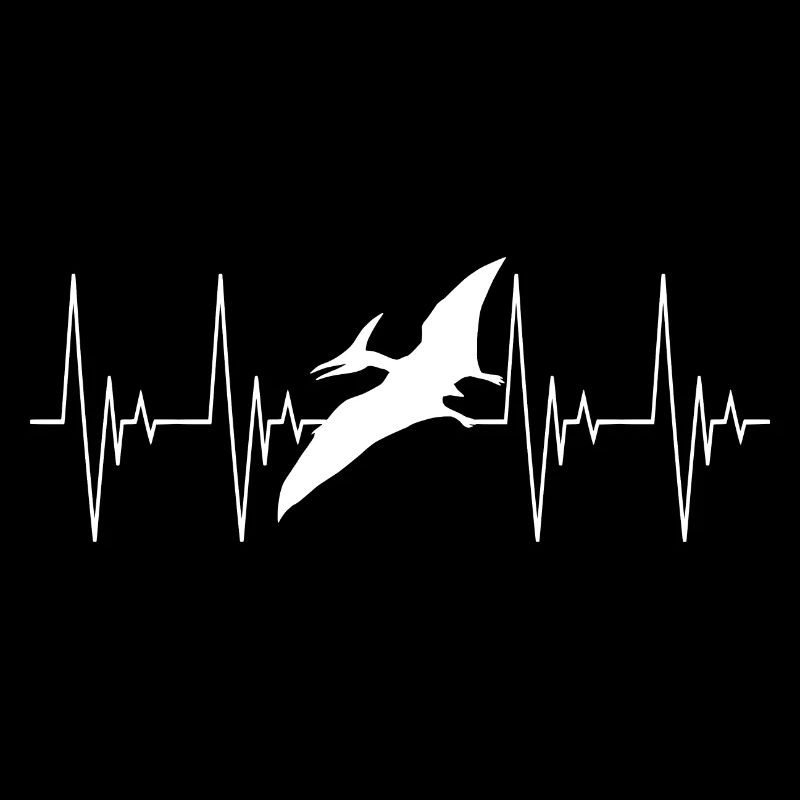 Pteranodon Pteranodon Heartbeat ECG Dinosaur
