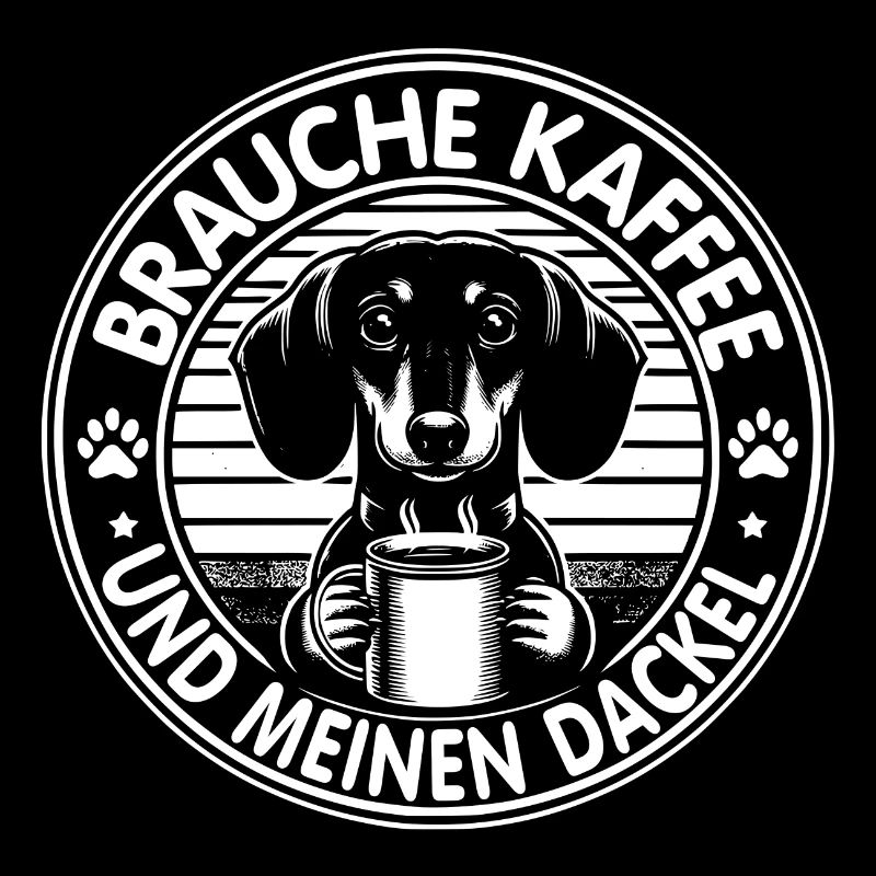 Brauche nur Kaffee und meinen Dackel