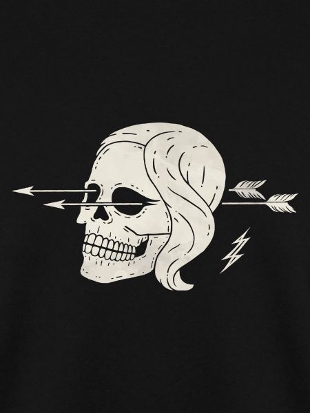 Totenkopf Frau Gruselig