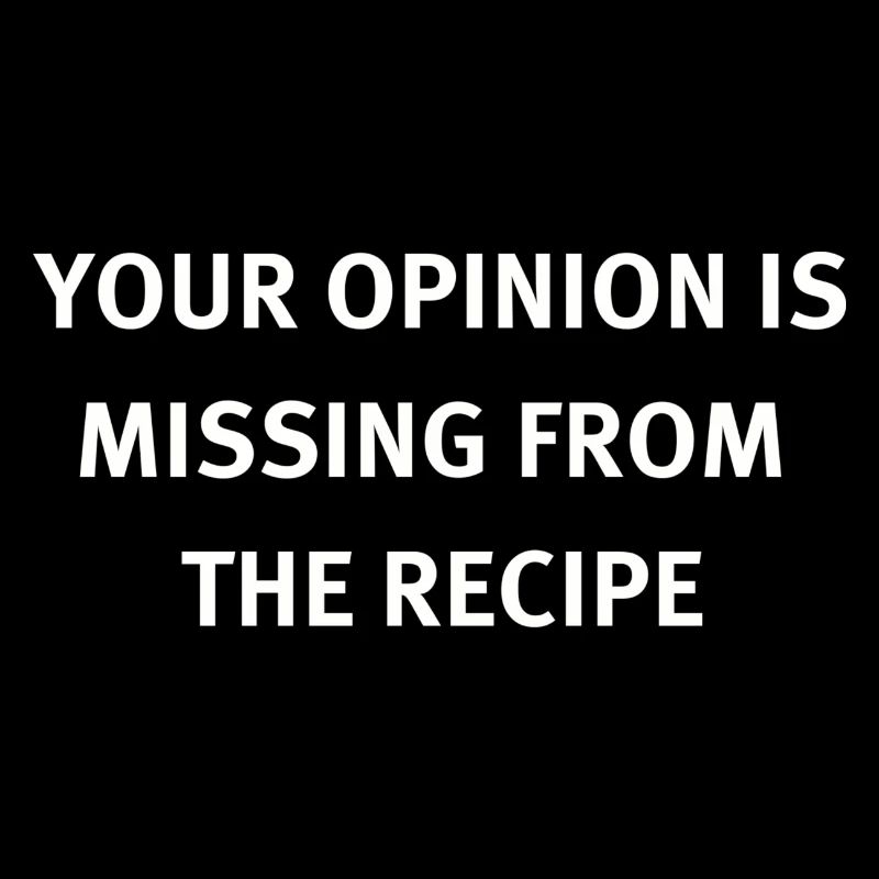 Votre avis est absent de la recette