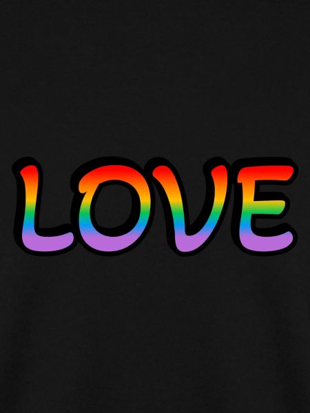 Retro Regenbogen Liebe