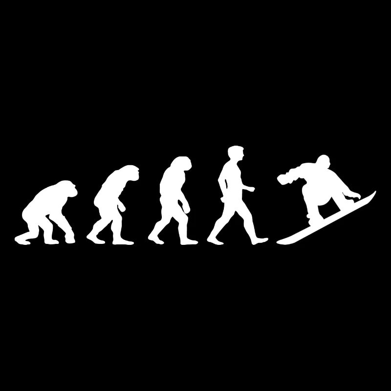 Évolution de l’homme | Planche à neige