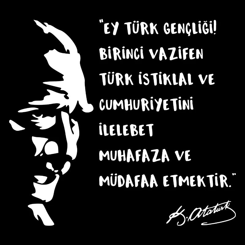 Atatürk Zitat Genclige Hitabe