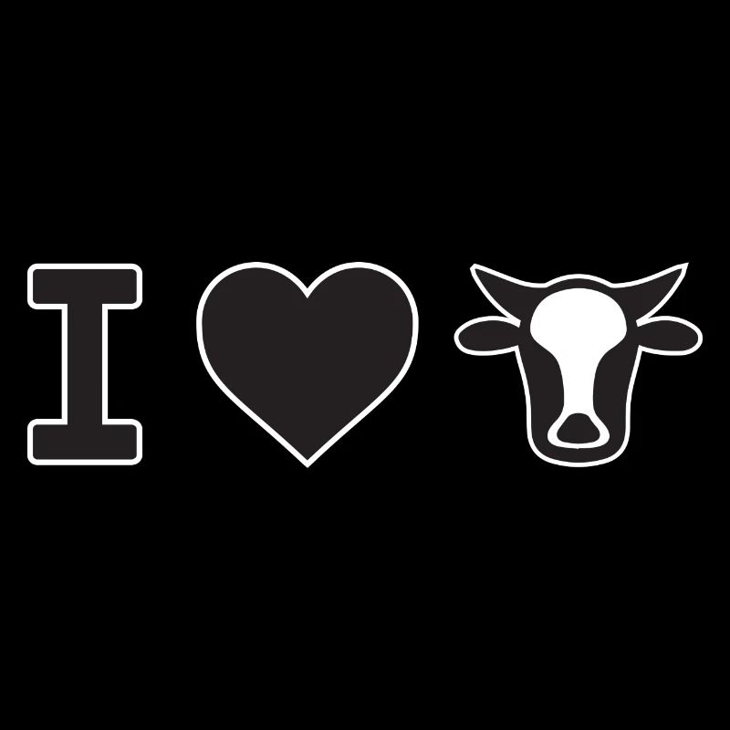 J'aime les vaches - vache