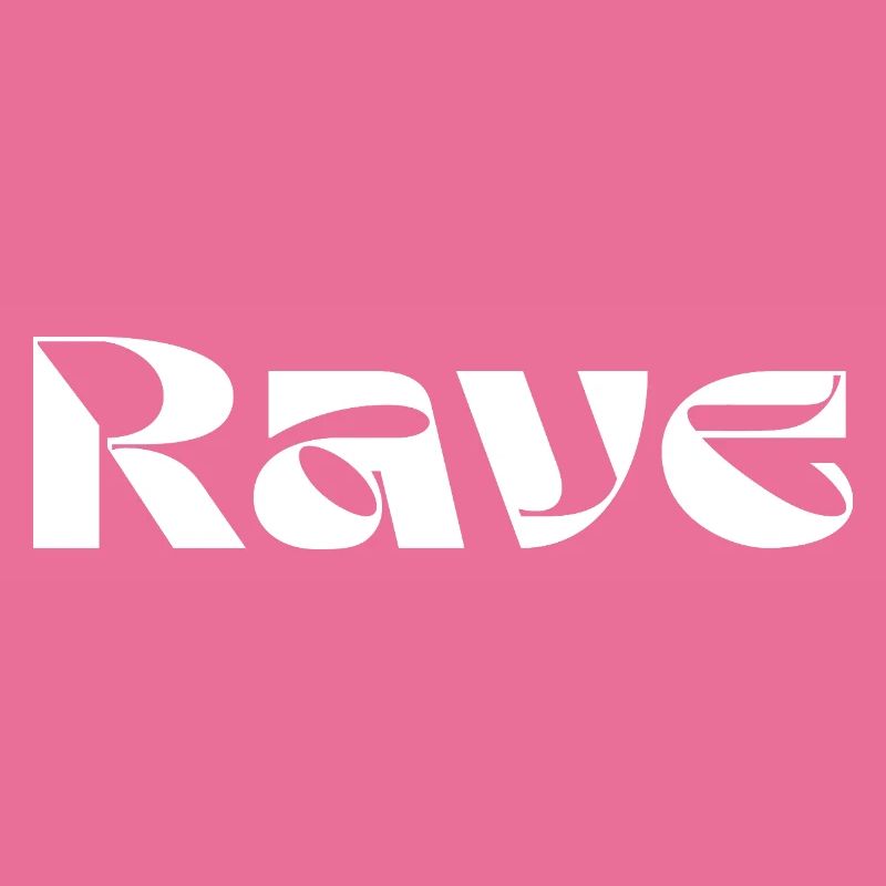 conception de logo moderne rave