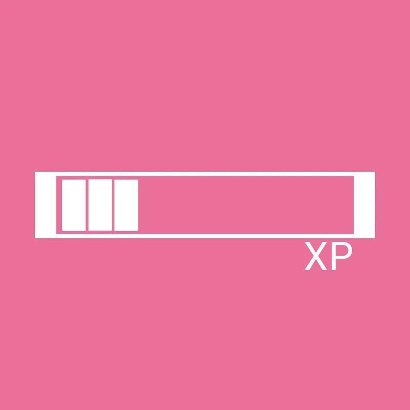 XP experience points design for nerd and geek