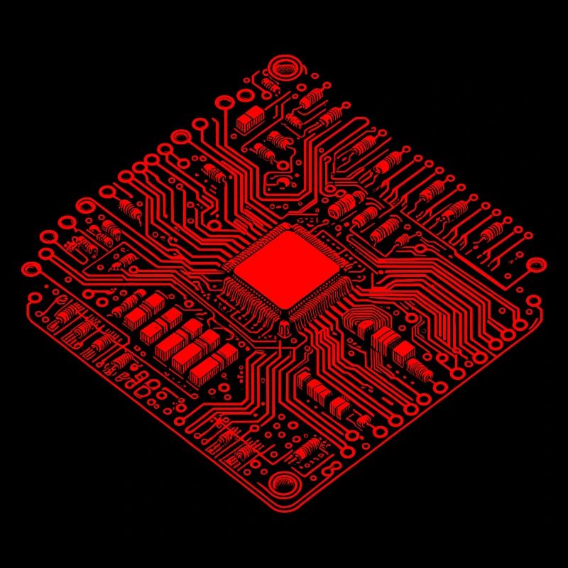 Anatomische CPU & Platine - Coole Informatiker