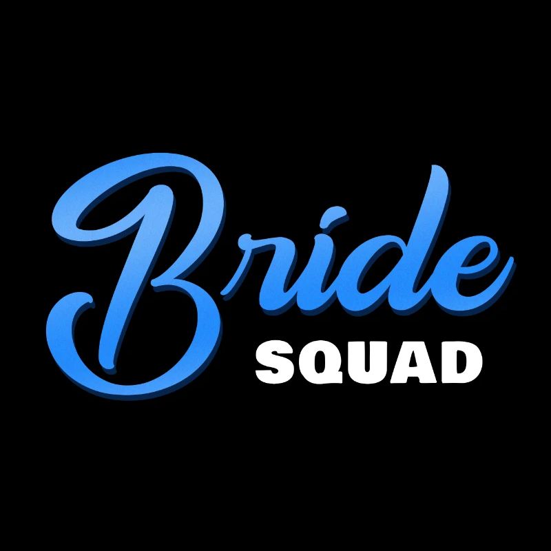 Bride Squad Blue W
