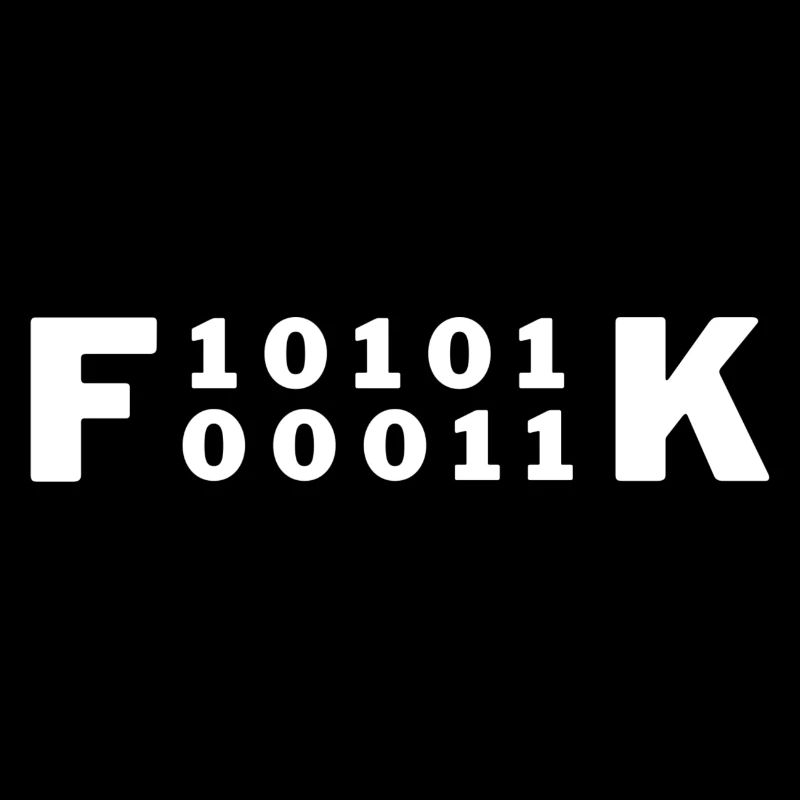 Fuck Binärcode Binar Code Informatiker Geschenk