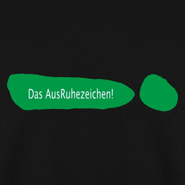 Ausruhezeichen neu grün