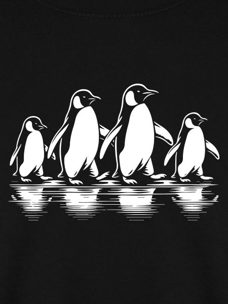 group of penguins walking