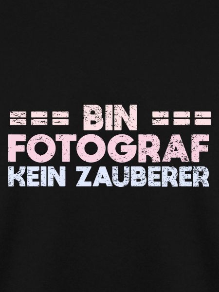 Bin Fotograf, Kein Zauberer