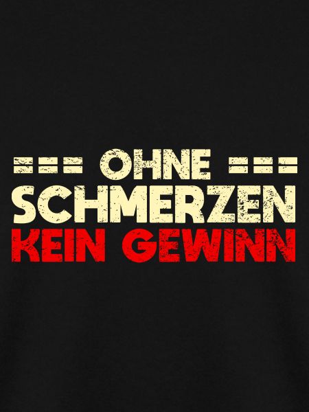 Ohne Schmerzen, Kein Gewinn