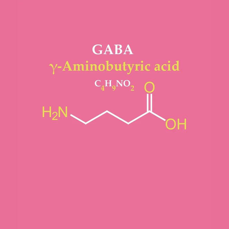 Gamma-Aminobuttersäure GABA-Molekül