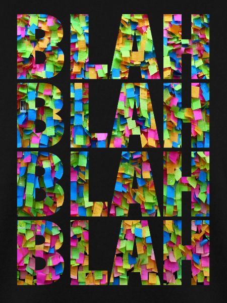 BLAH blah Blah Confetti