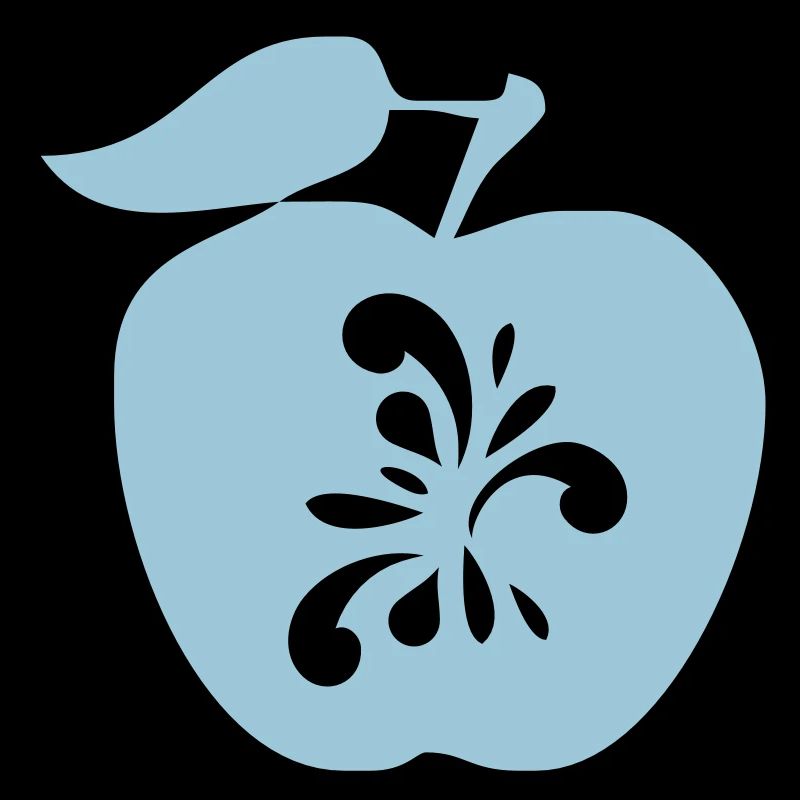 Apfel mit Muster - Bembel - Frankfurt