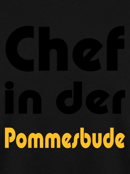 Chef in der Pommesbude