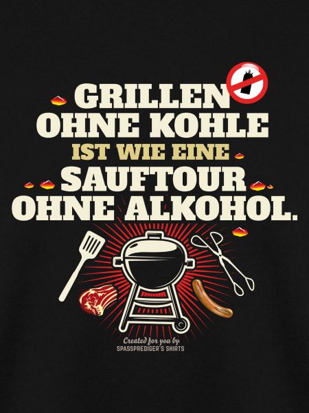 Grillen ohne Kohle Button