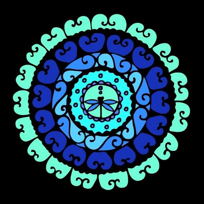 Libellen-Mandala