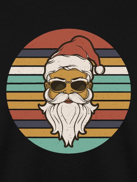 Weihnachtsmann Retro lustiger Stil