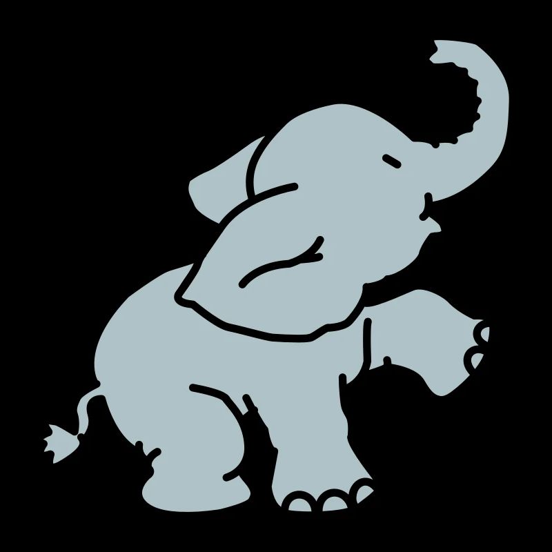 Happy Elephant (2 colors)