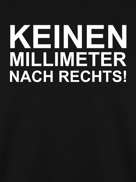 Keinen Millimeter Nach Rechts!