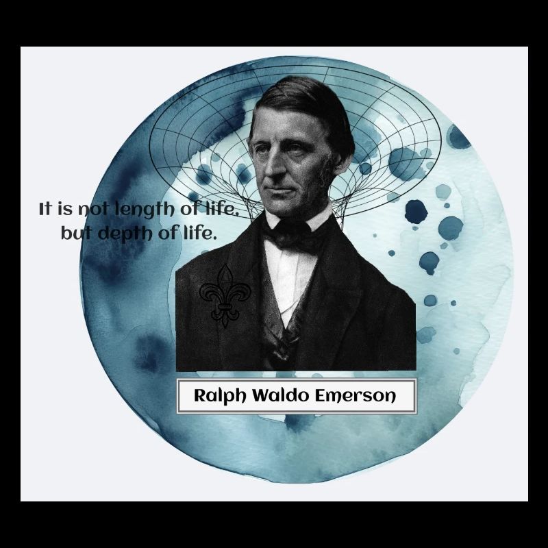 Profondeur de la vie – Citation de Ralph Waldo Emerson