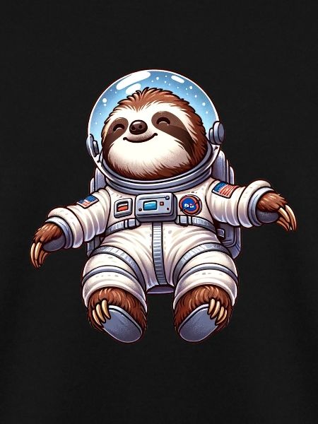 Faultier Schwerelosigkeit Abenteuer Astronaut