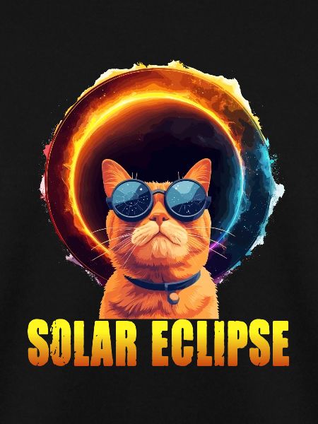 Sonnenfinsternis Katze