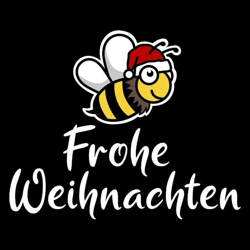 Frohe Weihnachten Biene Weihnachtsmann Geschenk