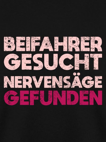 Beifahrer Gesucht Nervensäge Gefunden