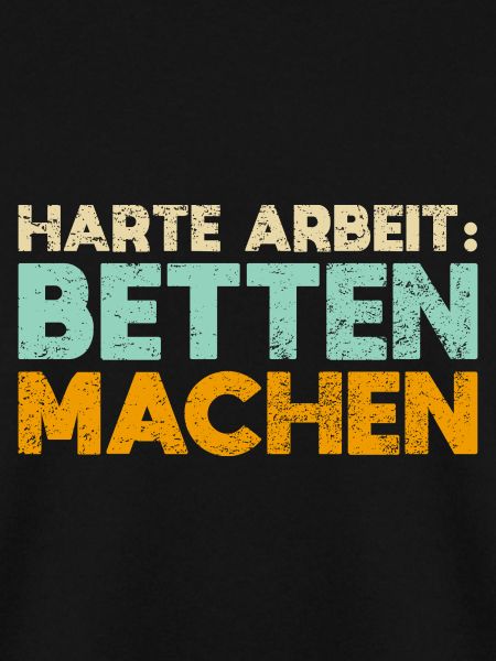 Harte Arbeit: Betten Machen