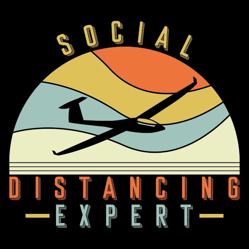Social Distancing Experte Segelflugzeug