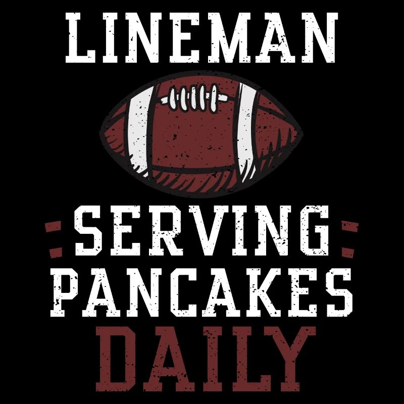 Lineman Serving Pancakes Daily