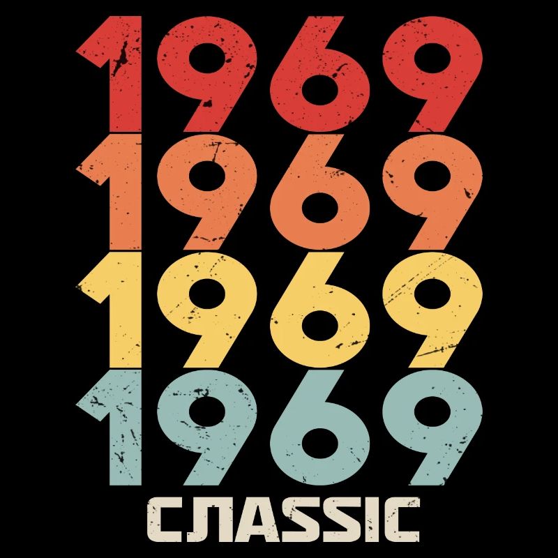 1969 Jubilé dans un style vintage classique 1969