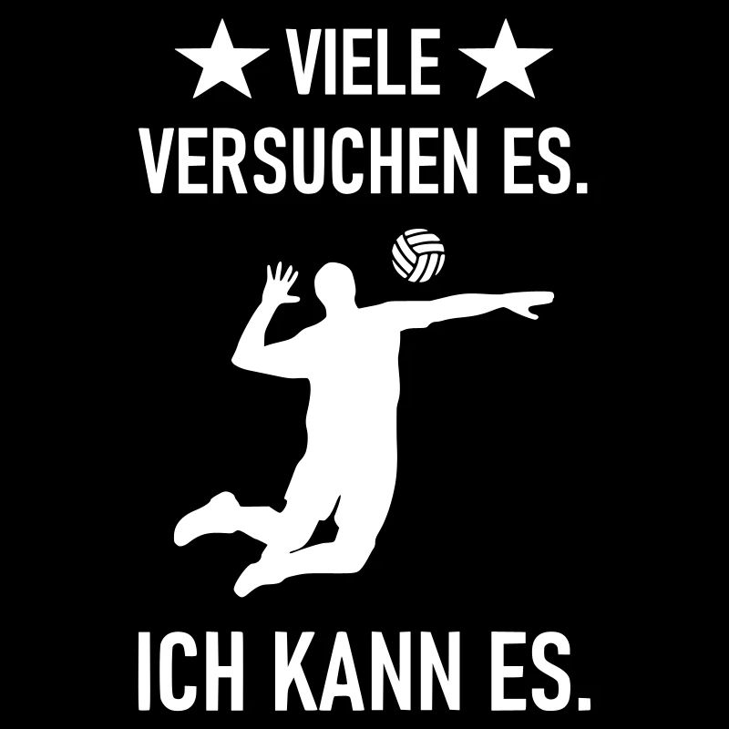 Ich kann es im Volleyball