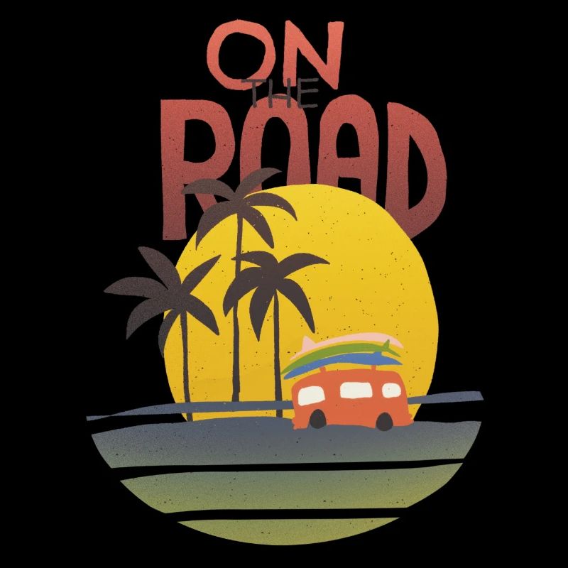 on the road
