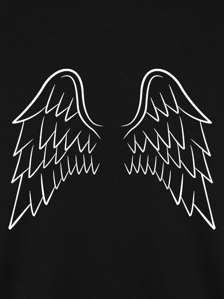 Angel's joining wing white
