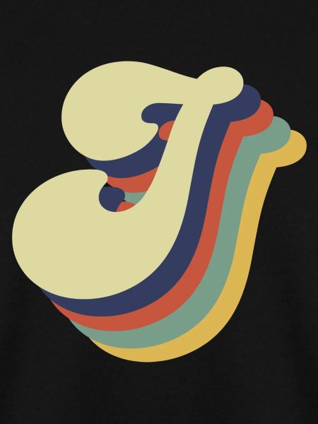Retro J Letter