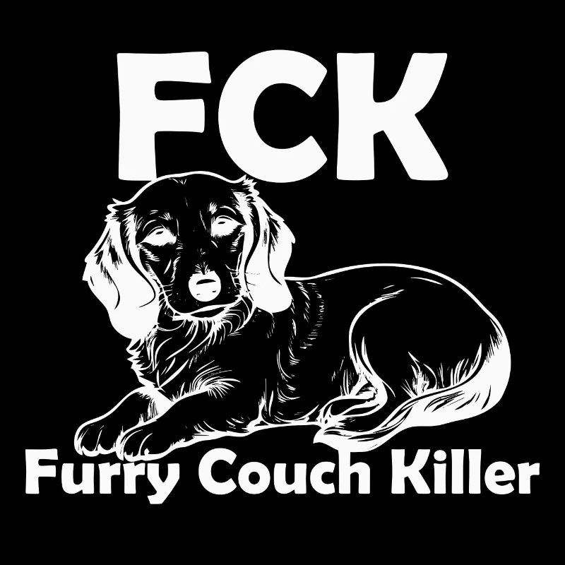 FCK - Furry Couch Killer - White
