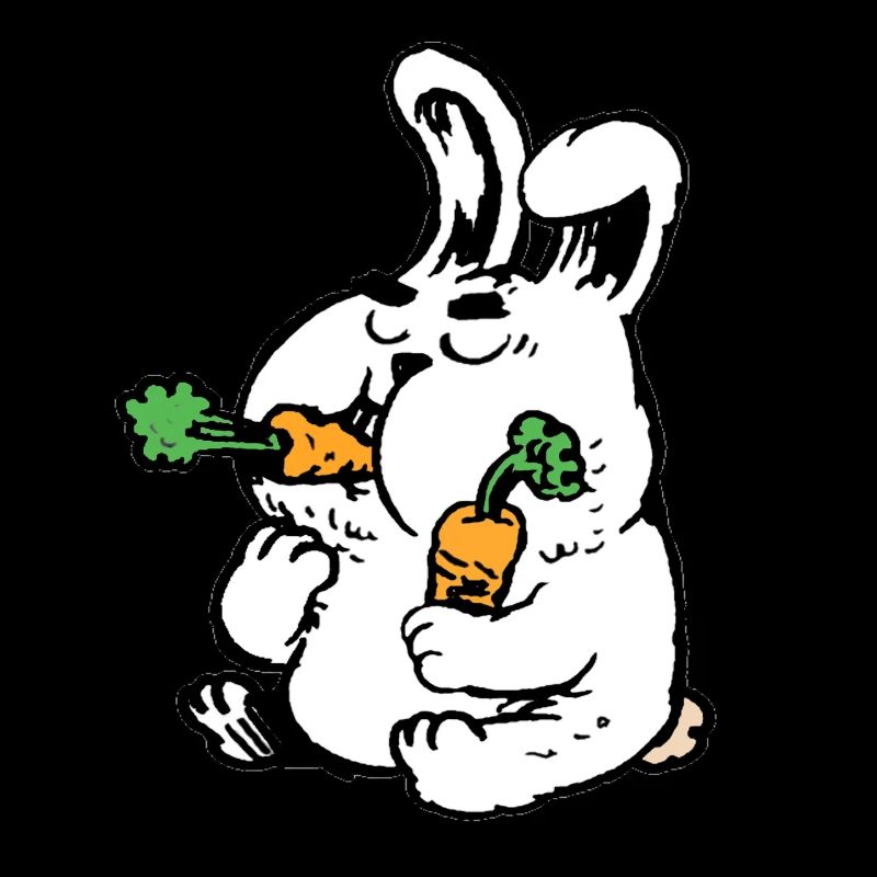 hase mit Karotten