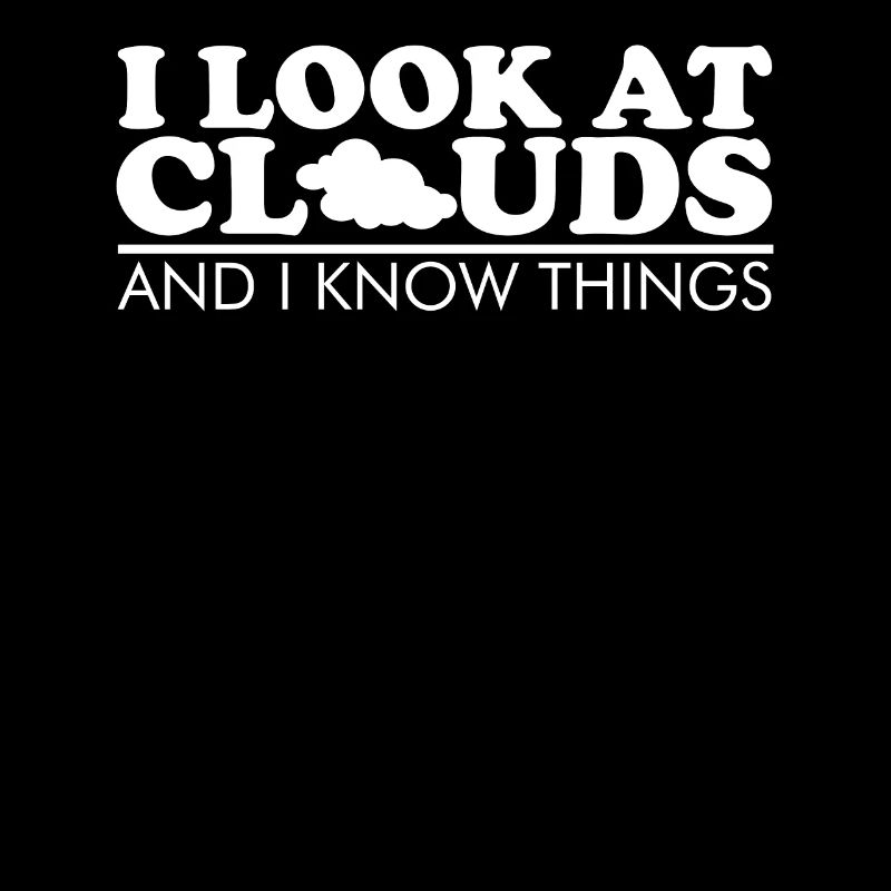 Cloud Watching T-Shirt Gift Meteorologist Clouds