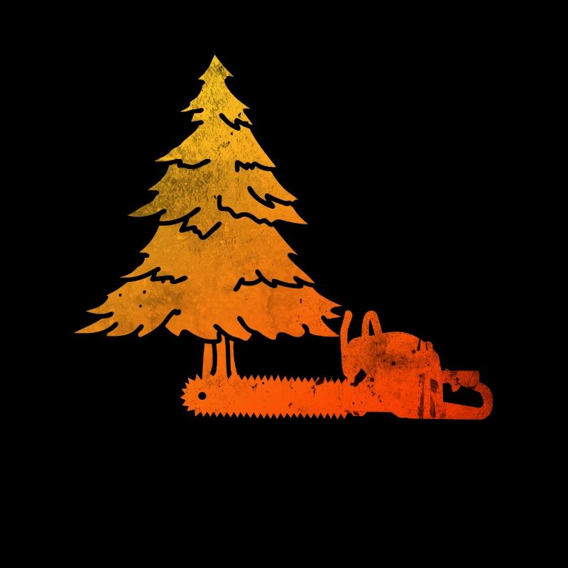 Chainsaw Gift Chainsaw Forest Tree